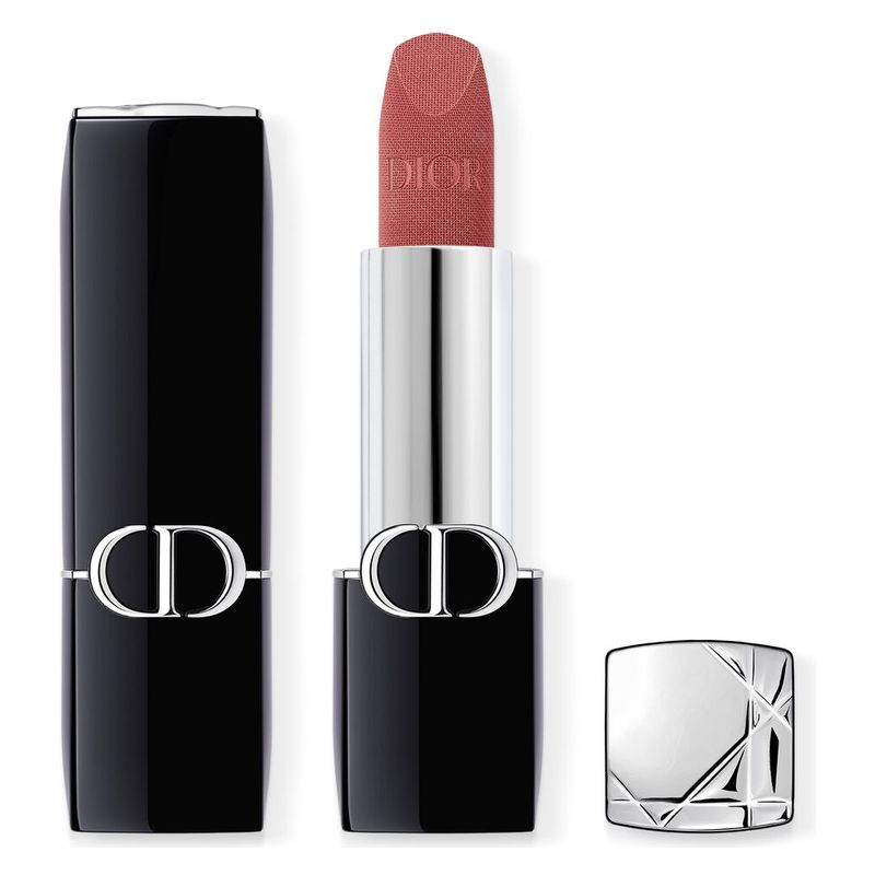 DIOR Rouge Dior, Rossetto Colore Couture, 558 Grace, Finish Velvet, Idratante e Lunga Tenuta, Comfort 24 ore, Trattamento Floreale, Ricaricabile DIOR Rouge Dior, Rossetto Colore Couture, 558 Grace, Finish Velvet, Idratante e Lunga Tenuta, Comfort 24 ore, Trattamento Floreale, Ricaricabile