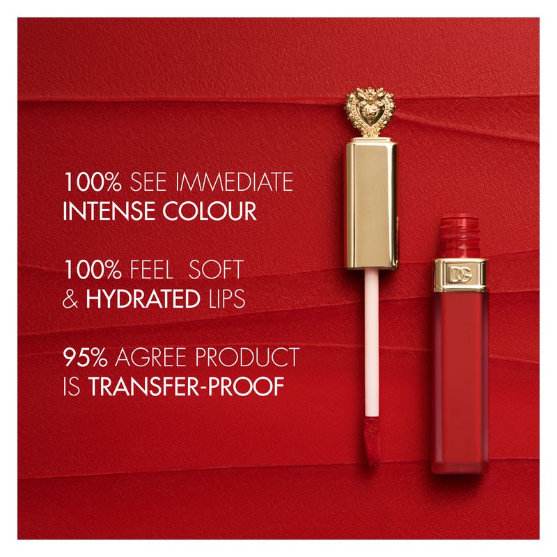 Dolce & Gabbana Everkiss Liquid Lip, Rossetto Liquido Matte, 205 Affection, 5 ml, Lunga Tenuta 16h, No Transfer, Formula Vegana Idratante con Avocado Dolce & Gabbana Everkiss Liquid Lip, Rossetto Liquido Matte, 205 Affection, 5 ml, Lunga Tenuta 16h, No Transfer, Formula Vegana Idratante con Avocado