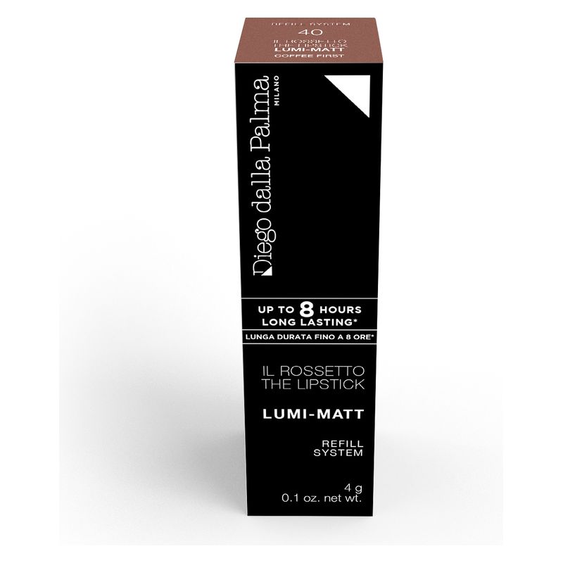Diego dalla Palma Il Rossetto Lumi-matt Refill, 40 Coffee First, Rossetto Ricaricabile Idratante a Lunga Tenuta, Finish Opaco Luminoso, Make-Up Diego dalla Palma Il Rossetto Lumi-matt Refill, 40 Coffee First, Rossetto Ricaricabile Idratante a Lunga Tenuta, Finish Opaco Luminoso, Make-Up