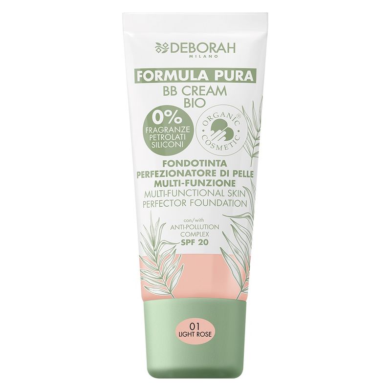 Deborah FORMULA PURA BB CREAM BIO - FONDOTINTA PERFEZIONATORE DI PELLE MULTI-FUNZIONE