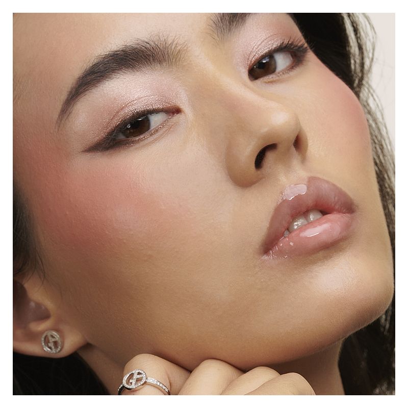 Armani Prisma Glass, Olio In Gloss Labbra Effetto Specchio, 01 Clear Shine, 3.5 ml, Lucidalabbra Volumizzante e Idratante 24H per un finish brillante