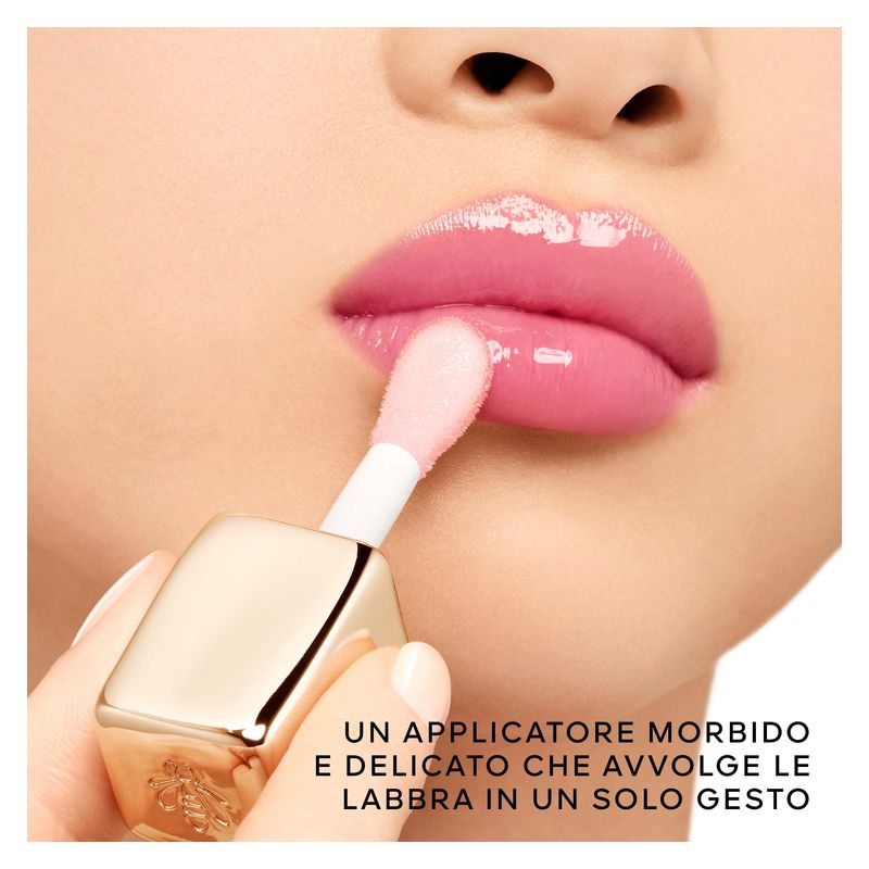 Guerlain KissKiss Bee Glow Oil, Olio Labbra Colorato Donna, 775 Poppy Glow, 9,5 ml, Idratante e Rimpolpante, Lucidalabbra con Miele