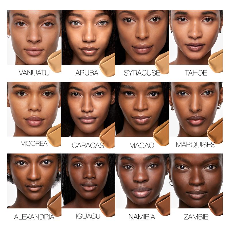 NARS Natural Radiant Longwear Foundation, Fondotinta Fluido, 30 ml, New Caledonia, Lunga Tenuta e Finish Radioso, Copertura da media a totale NARS Natural Radiant Longwear Foundation, Fondotinta Fluido, 30 ml, New Caledonia, Lunga Tenuta e Finish Radioso, Copertura da media a totale