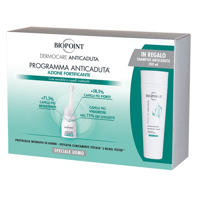 Biopoint PROGRAMMA ANTICADUTA AZIONE FORTIFICANTE SPECIALE UOMO