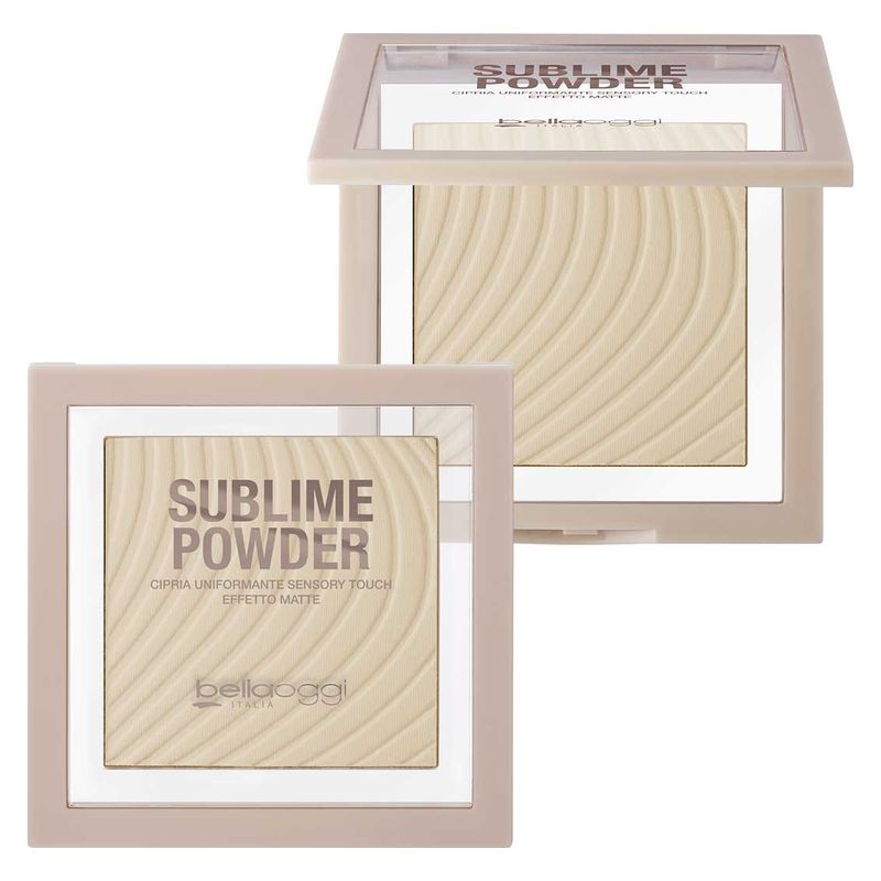 BELLAOGGI SUBLIME POWDER - Polvere opacizzante sensory touch effetto shine poreless