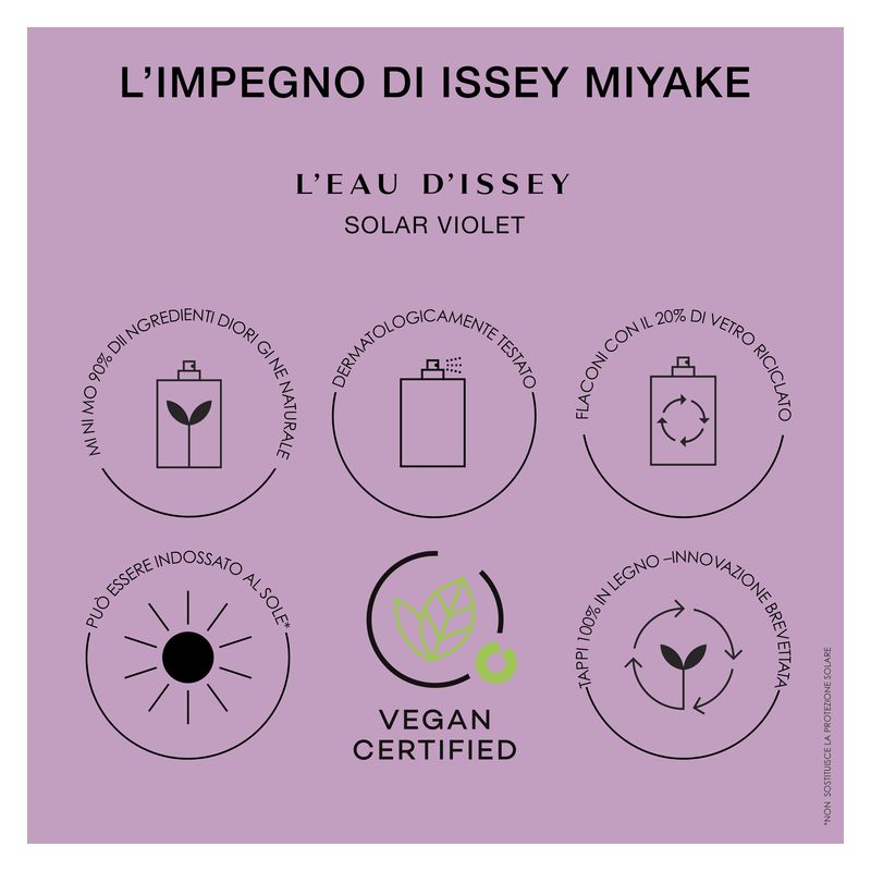 Issey Miyake L'Eau d'Issey Solar Violet, Eau de Toilette Intense Donna, 100 ml Spray, Profumo Floreale Fruttato con note di Pera, Violetta e Iris Issey Miyake L'Eau d'Issey Solar Violet, Eau de Toilette Intense Donna, 100 ml Spray, Profumo Floreale Fruttato con note di Pera, Violetta e Iris