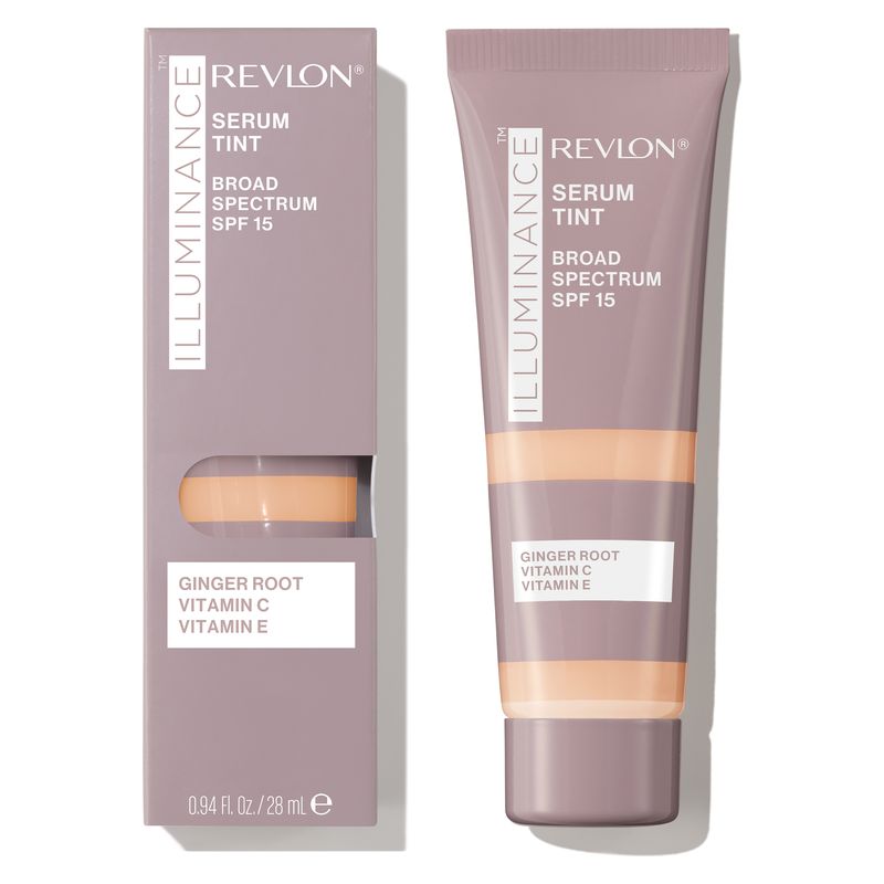 Revlon Illuminance Serum Tint SPF 15, Fondotinta Siero Colorato Donna, 28 ml, 213 Light Natural, Finish Satinato, Idratante e Illuminante