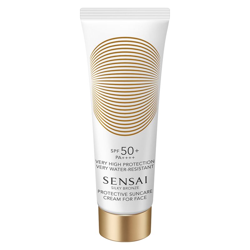 SENSAI SILKY BRONZE PROTECTIVE SUNCARE CREAM FOR FACE SPF 50+