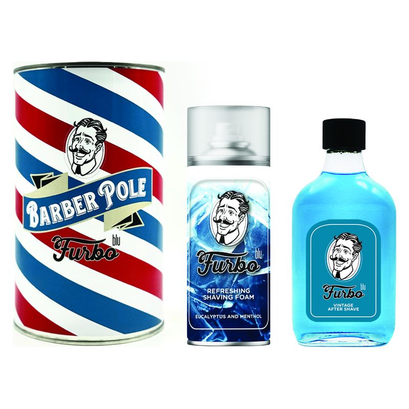 Furbo Furbo Cofanetto Barber Pole Blu