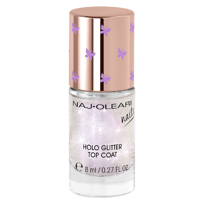 NAJ·OLEARI Holo Glitter Top Coat - Smalto Top Coat Glietter