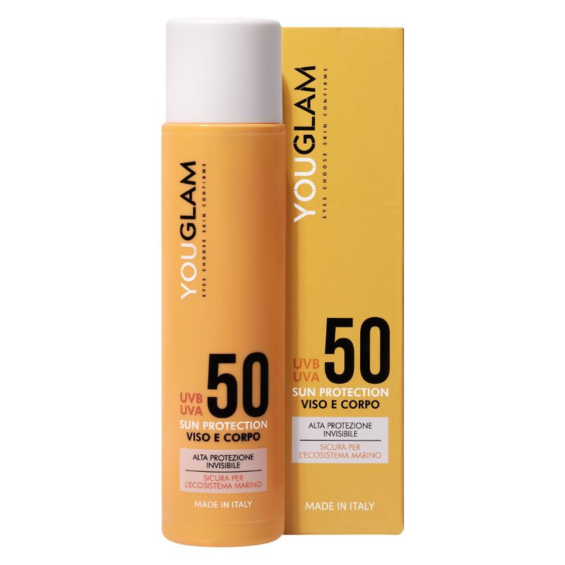 You Glam SUN PROTECTION VISO E CORPO SPF 50