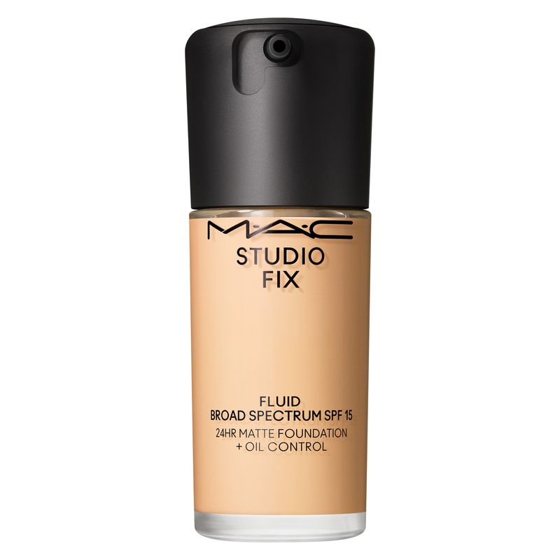 MAC STUDIO FIX FLUID SPF 15 - FONDOTINA SOFT-MATTE, EFFETTO SECONDA PELLE, COPRENZA NATURALE FINO A 24 ORE