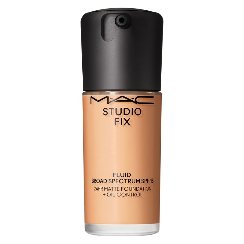 MAC Studio Fix Fluid SPF 15, Fondotinta Fluido Soft-Matte, NC35, Lunga Tenuta 24H, Coprenza Naturale, 30 ml, Fondotinta idratante e oil-control MAC Studio Fix Fluid SPF 15, Fondotinta Fluido Soft-Matte, NC35, Lunga Tenuta 24H, Coprenza Naturale, 30 ml, Fondotinta idratante e oil-control