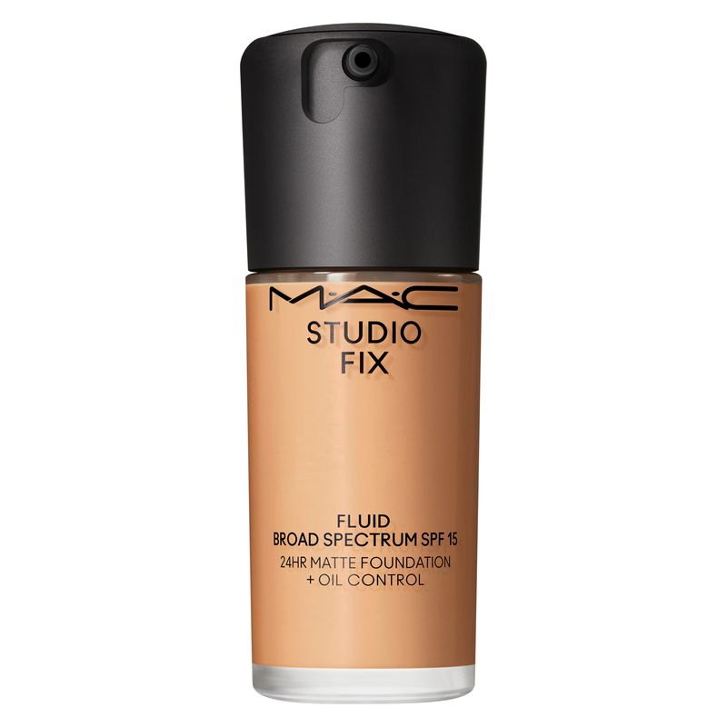 MAC Studio Fix Fluid SPF 15, Fondotinta Fluido Soft-Matte, Colore NC37, 30 ml, Coprenza Modulabile, Controllo Sebo, Fondotinta Lunga Tenuta 24H MAC Studio Fix Fluid SPF 15, Fondotinta Fluido Soft-Matte, Colore NC37, 30 ml, Coprenza Modulabile, Controllo Sebo, Fondotinta Lunga Tenuta 24H