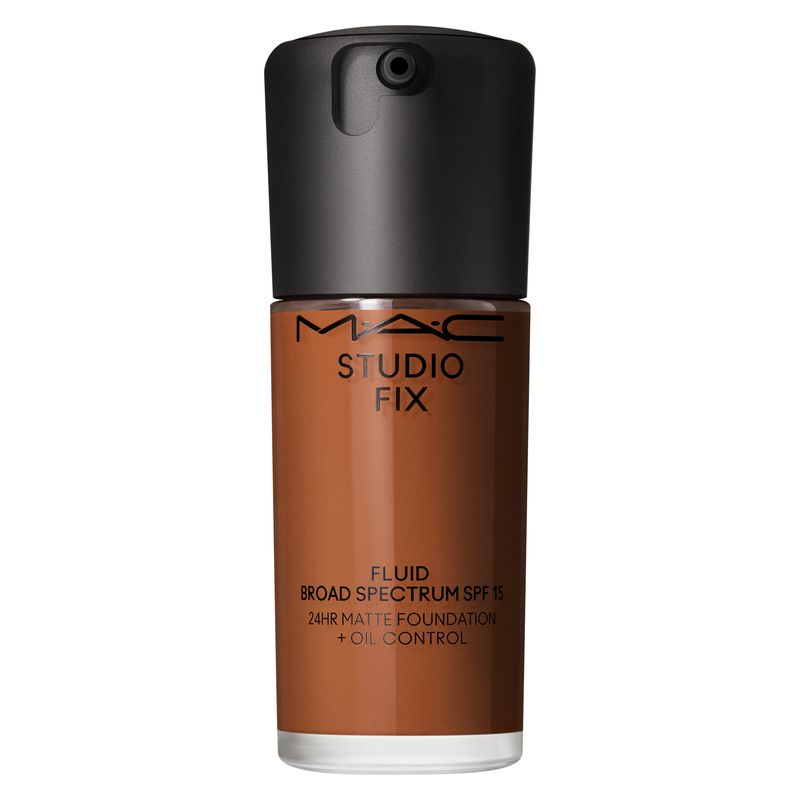 MAC Studio Fix Fluid SPF 15, Fondotinta Soft-Matte Lunga Tenuta 24H, NW46, 30 ml, Effetto Seconda Pelle, Controllo Sebo e Idratazione MAC Studio Fix Fluid SPF 15, Fondotinta Soft-Matte Lunga Tenuta 24H, NW46, 30 ml, Effetto Seconda Pelle, Controllo Sebo e Idratazione