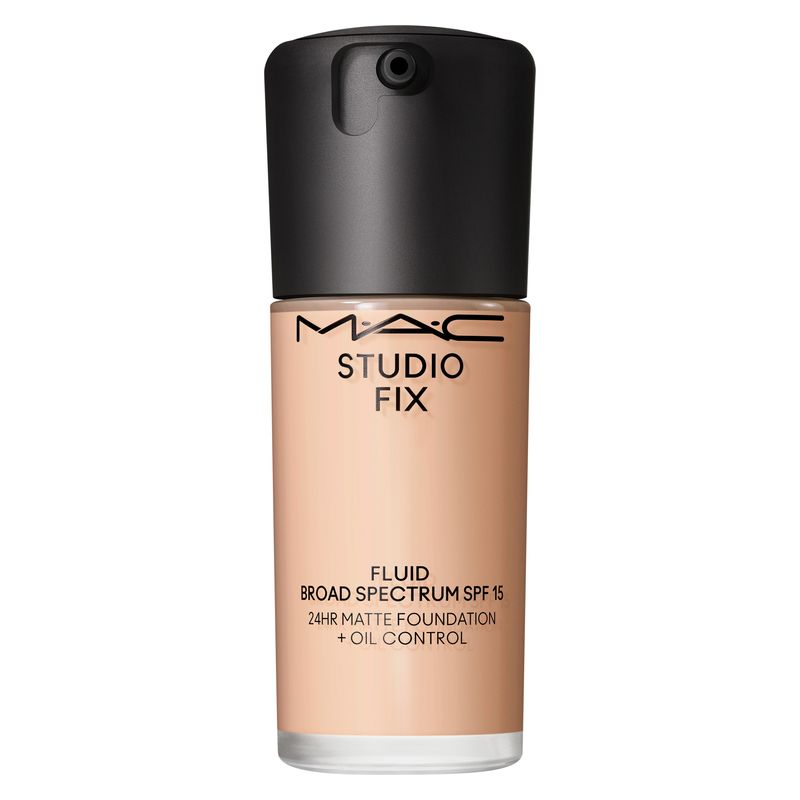 MAC STUDIO FIX FLUID SPF 15 - FONDOTINA SOFT-MATTE, EFFETTO SECONDA PELLE, COPRENZA NATURALE FINO A 24 ORE
