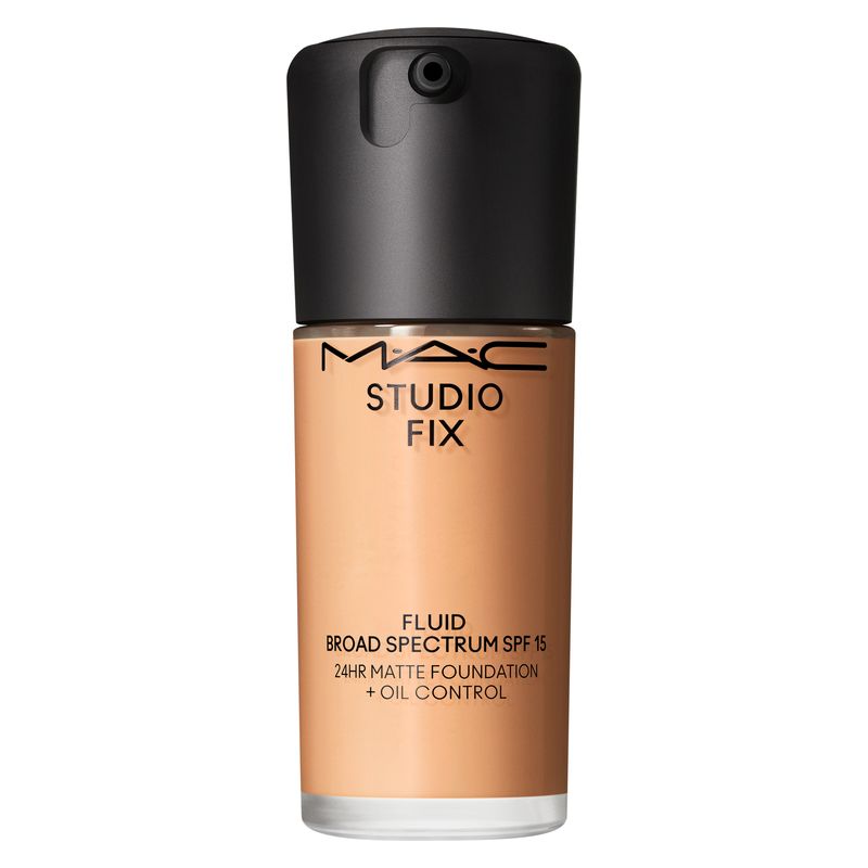 MAC STUDIO FIX FLUID SPF 15 - FONDOTINA SOFT-MATTE, EFFETTO SECONDA PELLE, COPRENZA NATURALE FINO A 24 ORE