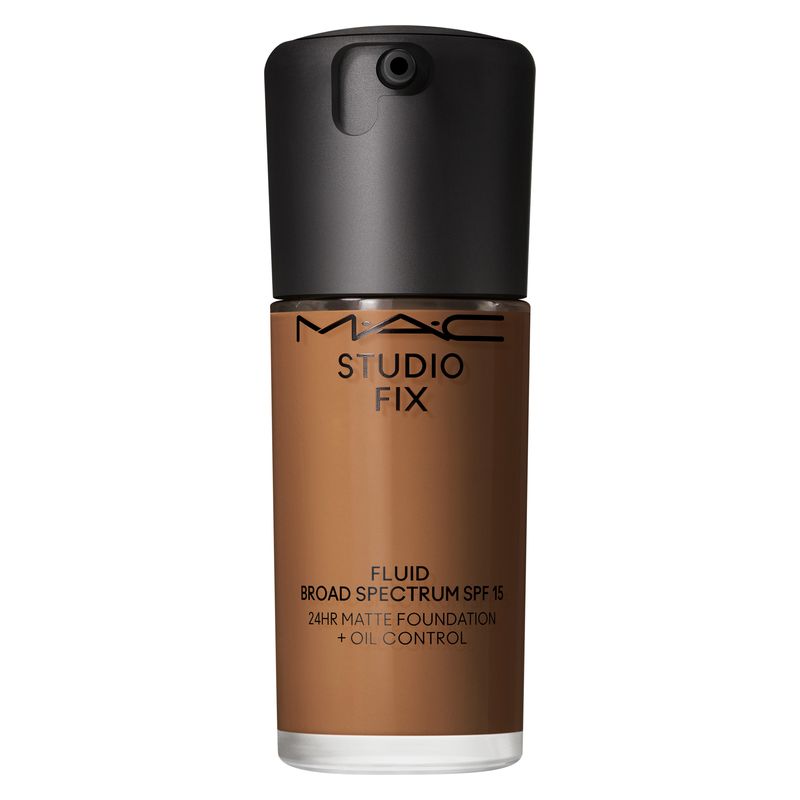 MAC Studio Fix Fluid SPF 15, Fondotinta Fluido Soft-Matte Donna, 30 ml, NC60, Lunga Tenuta 24H, Effetto Seconda Pelle, Coprenza Naturale Controllo Sebo MAC Studio Fix Fluid SPF 15, Fondotinta Fluido Soft-Matte Donna, 30 ml, NC60, Lunga Tenuta 24H, Effetto Seconda Pelle, Coprenza Naturale Controllo Sebo