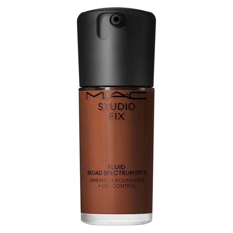 MAC Studio Fix Fluid SPF 15, Fondotinta Fluido Soft-Matte, Colore NC63, Lunga Tenuta 24 Ore, Coprenza Naturale, Controllo dell'oleosità, 30 ml MAC Studio Fix Fluid SPF 15, Fondotinta Fluido Soft-Matte, Colore NC63, Lunga Tenuta 24 Ore, Coprenza Naturale, Controllo dell'oleosità, 30 ml