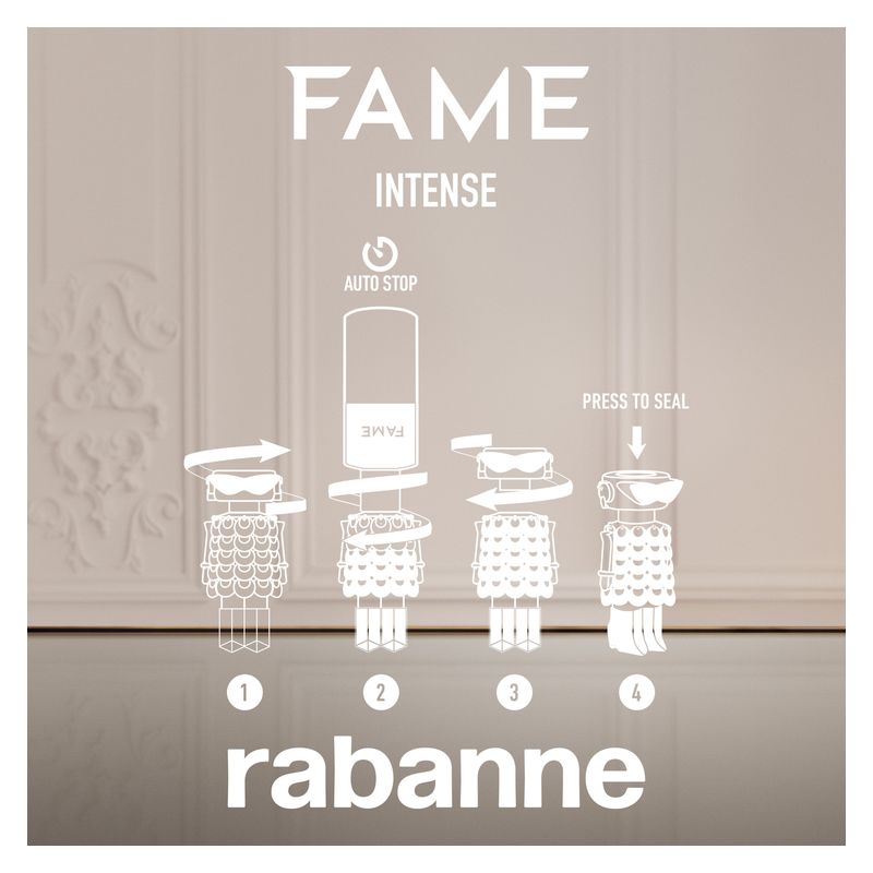 Rabanne Fame Intense, Eau de Parfum Ricarica Donna, 200 ml, Profumo Floreale Legnoso con Gelsomino, Incenso e Legno di Sandalo Rabanne Fame Intense, Eau de Parfum Ricarica Donna, 200 ml, Profumo Floreale Legnoso con Gelsomino, Incenso e Legno di Sandalo