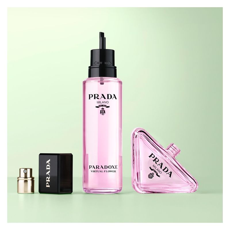 Prada Paradoxe Virtual Flower, Eau de Parfum Donna, 50 ml Spray Ricaricabile, Profumo Floreale Muschiato con Gelsomino e Neroli, Idea Regalo Prada Paradoxe Virtual Flower, Eau de Parfum Donna, 50 ml Spray Ricaricabile, Profumo Floreale Muschiato con Gelsomino e Neroli, Idea Regalo