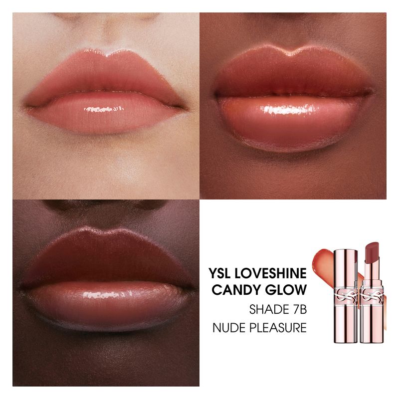 Yves Saint Laurent Loveshine Candy Glow, Balsamo Labbra Donna, 7B
