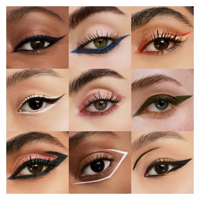 Yves Saint Laurent Lines Liberated, Matita Occhi Waterproof Donna, 1.2 g, 5 Prismatic Black, Lunga Tenuta 24H, Eyeliner alta pigmentazione