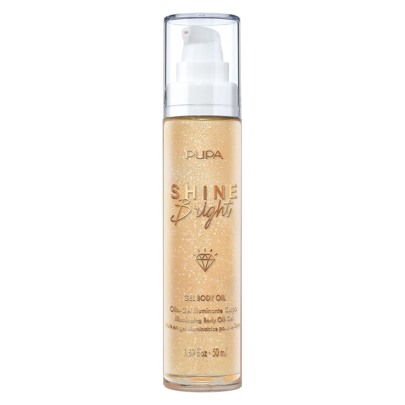 Pupa SHINE BRIGHT GEL BODY OIL - OLIO-GEL ILLUMINANTE CORPO