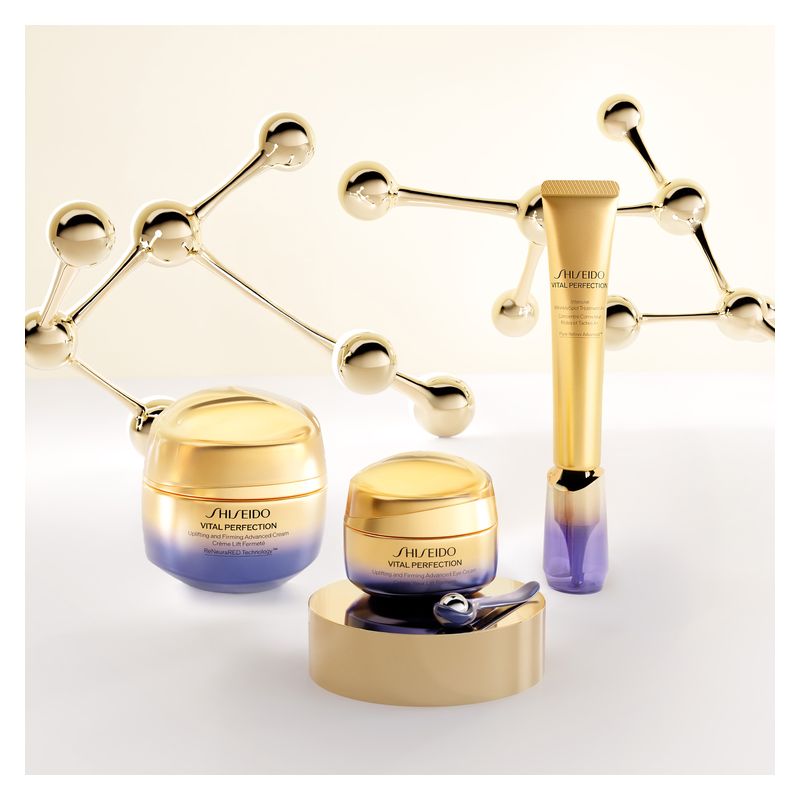 Shiseido Vital Perfection Uplifting and Firming Advanced Cream, Crema Viso Antirughe Donna, 50 ml, Trattamento Effetto Lifting e Rassodante Shiseido Vital Perfection Uplifting and Firming Advanced Cream, Crema Viso Antirughe Donna, 50 ml, Trattamento Effetto Lifting e Rassodante