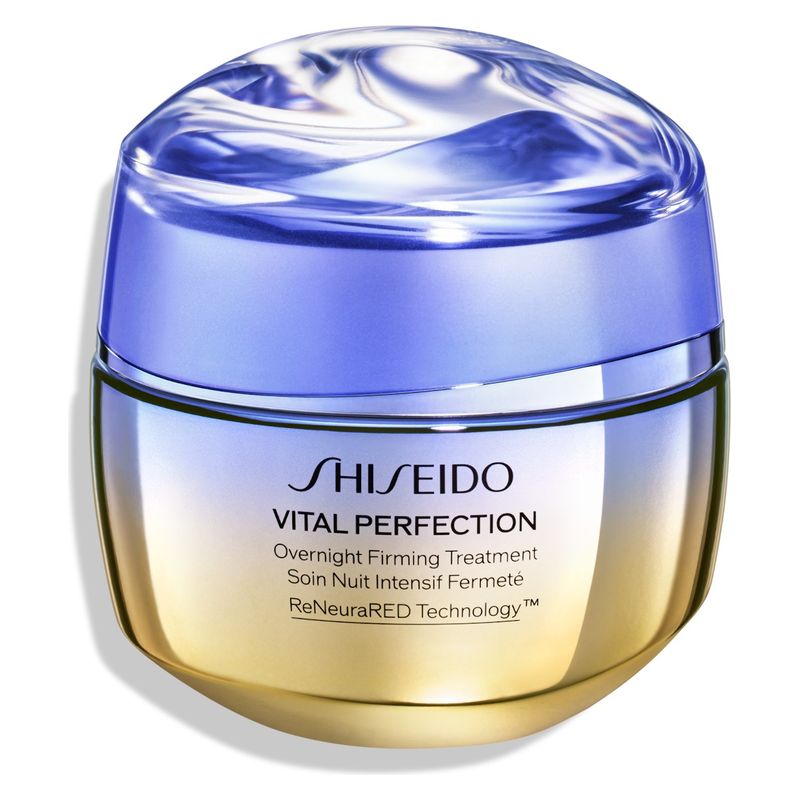 Shiseido Vital Perfection Overnight Firming Treatment, Crema Notte Liftante e Rassodante Donna, 50 ml, Antirughe per Pelli Mature, Ricaricabile Shiseido Vital Perfection Overnight Firming Treatment, Crema Notte Liftante e Rassodante Donna, 50 ml, Antirughe per Pelli Mature, Ricaricabile