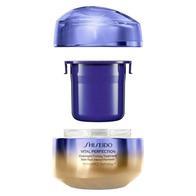 Shiseido Vital Perfection Overnight Firming Treatment, Crema Notte Liftante e Rassodante Donna, 50 ml, Antirughe per Pelli Mature, Ricaricabile Shiseido Vital Perfection Overnight Firming Treatment, Crema Notte Liftante e Rassodante Donna, 50 ml, Antirughe per Pelli Mature, Ricaricabile
