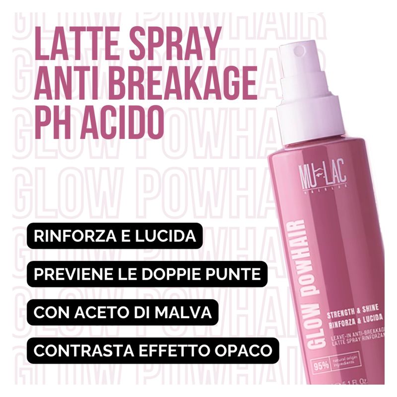 MULAC GLOW POWHAIR LATTE SPRAY RINFORZANTE