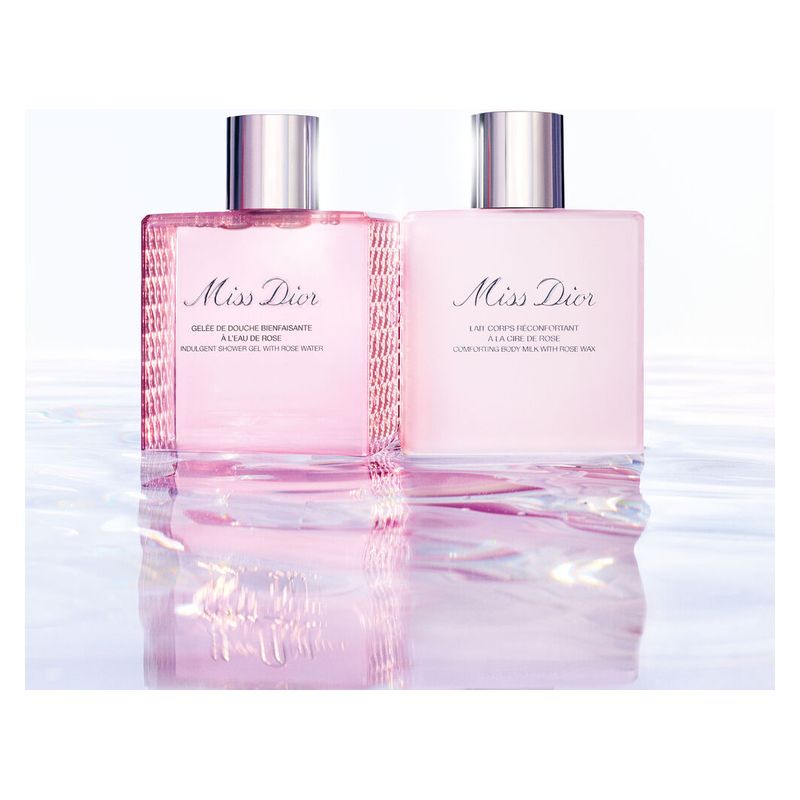 DIOR Miss Dior, Gel Doccia Generoso all'Acqua di Rosa, Detergente Corpo Schiumoso Donna, 175 ml, Pelle Idratata e Profumata con Note Floreali