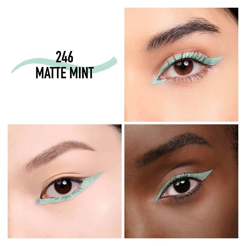 DIOR Diorshow Stylo, Eyeliner Waterproof Donna 24h, 246 Matte Mint, Matita Occhi Lunga Tenuta con Sfumino e Temperino, 0.2 g, Finish Mat DIOR Diorshow Stylo, Eyeliner Waterproof Donna 24h, 246 Matte Mint, Matita Occhi Lunga Tenuta con Sfumino e Temperino, 0.2 g, Finish Mat