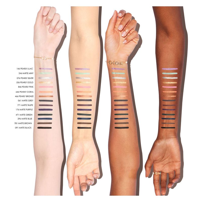 DIOR Diorshow Stylo, Eyeliner Waterproof Donna 24h, 246 Matte Mint, Matita Occhi Lunga Tenuta con Sfumino e Temperino, 0.2 g, Finish Mat DIOR Diorshow Stylo, Eyeliner Waterproof Donna 24h, 246 Matte Mint, Matita Occhi Lunga Tenuta con Sfumino e Temperino, 0.2 g, Finish Mat