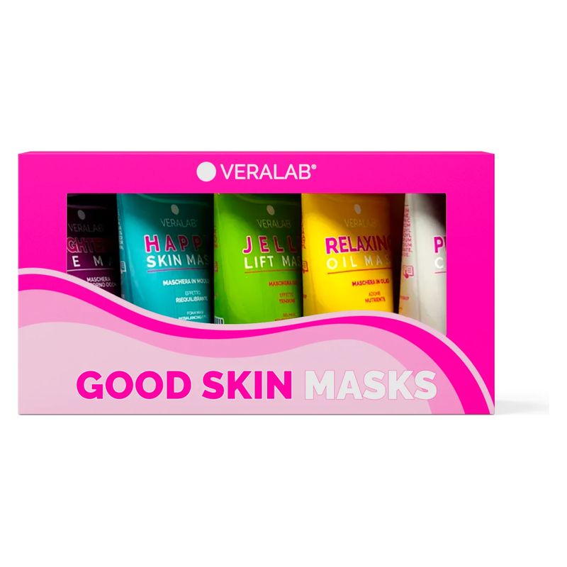 VERALAB KIT GOOD SKIN MASKS - Kit 5 maschere minisize