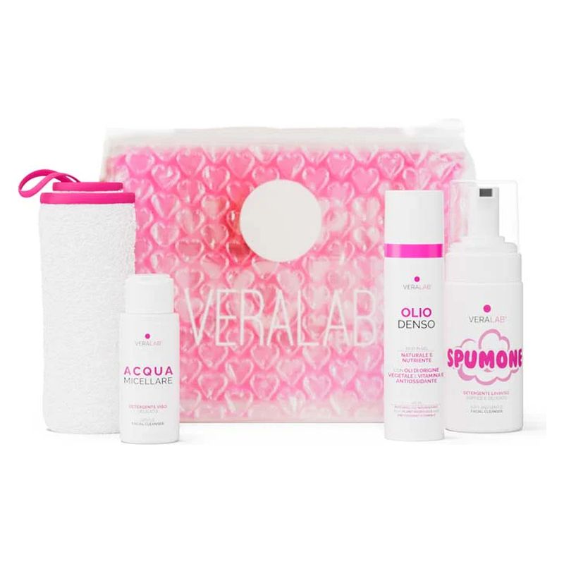 VERALAB KIT PELLE PULITA - Kit viso per una detersione completa