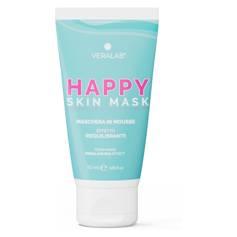 VERALAB HAPPY SKIN MASK - Maschera viso riequilibrante e illuminante