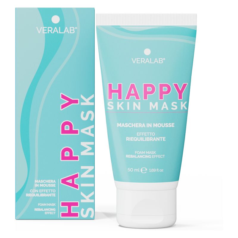 VERALAB HAPPY SKIN MASK - Maschera viso riequilibrante e illuminante