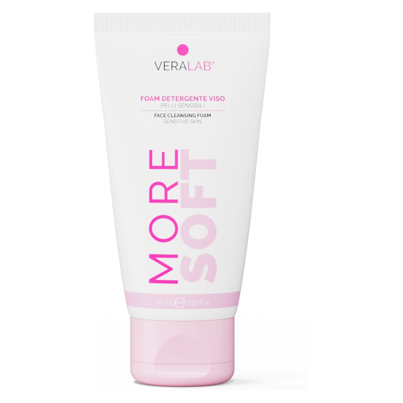 VERALAB MORE SOFT - Foam detergente viso per pelli sensibili
