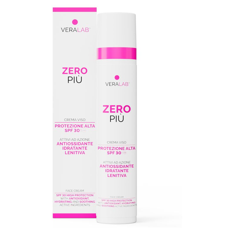 VERALAB ZERO PIÙ - Crema viso idratante e protettiva SPF 30