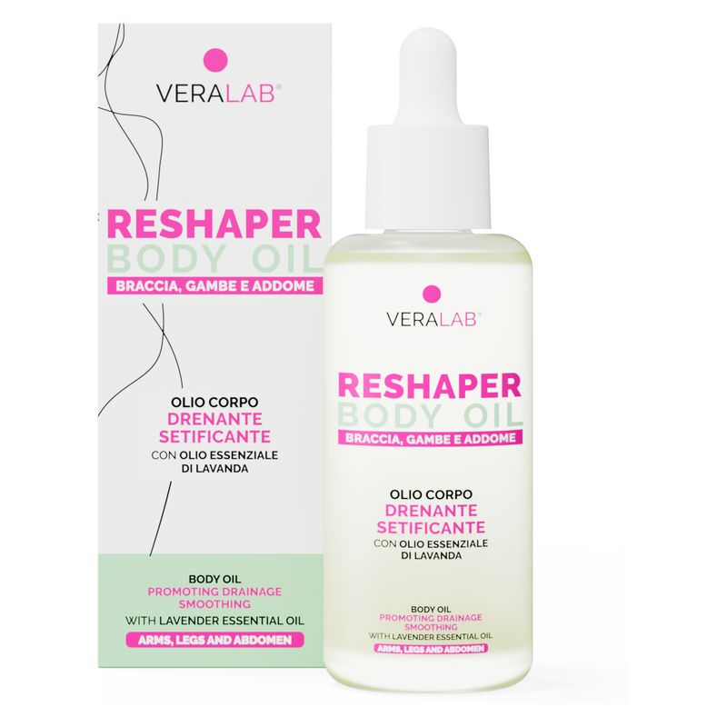 VERALAB RESHAPER BODY OIL - Olio drenante e setificante