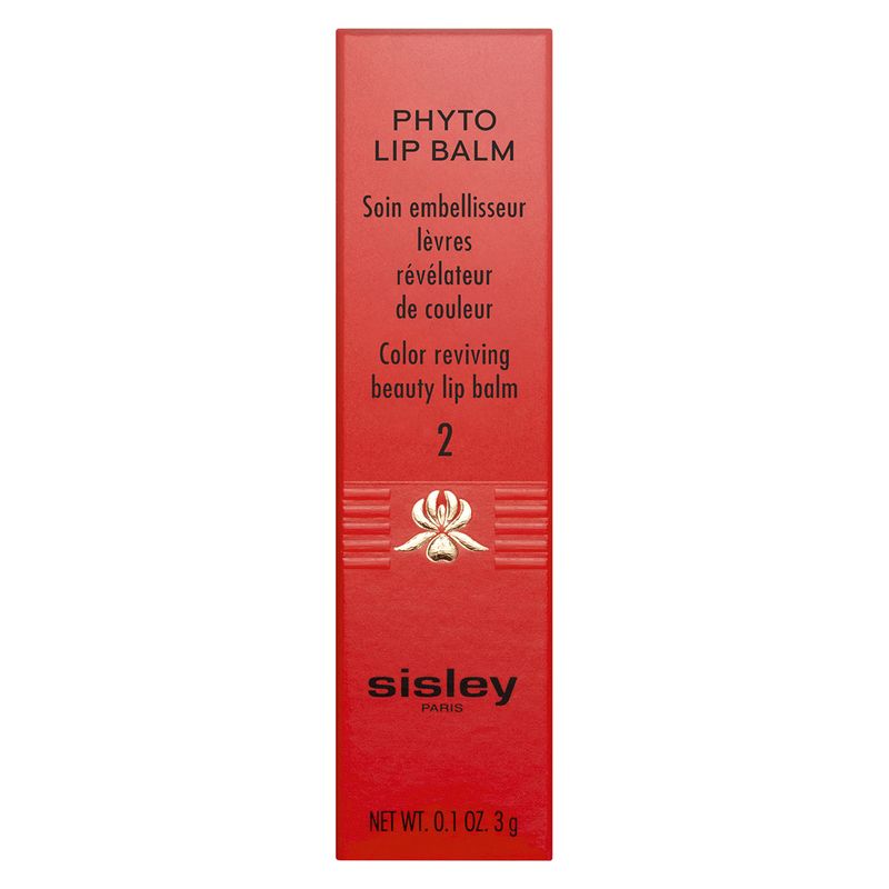 Sisley Phyto-Lip Balm, Balsamo Labbra Rimpolpante Donna, 3 g, 2 Pink Glow, Idratante e Levigante, Finitura Luminosa per un Colore Personalizzato