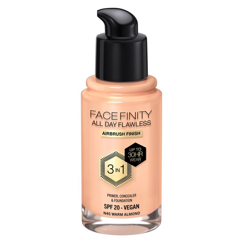 Max Factor FACEFINITY ALL DAY FLAWLESS 3 IN 1 SPF 20 - VEGAN