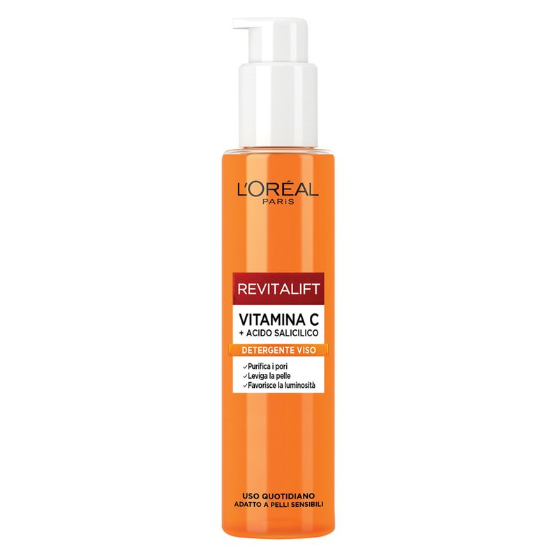 L'Oréal Revitalift Detergente Viso Vitamina C + Acido Salicidico