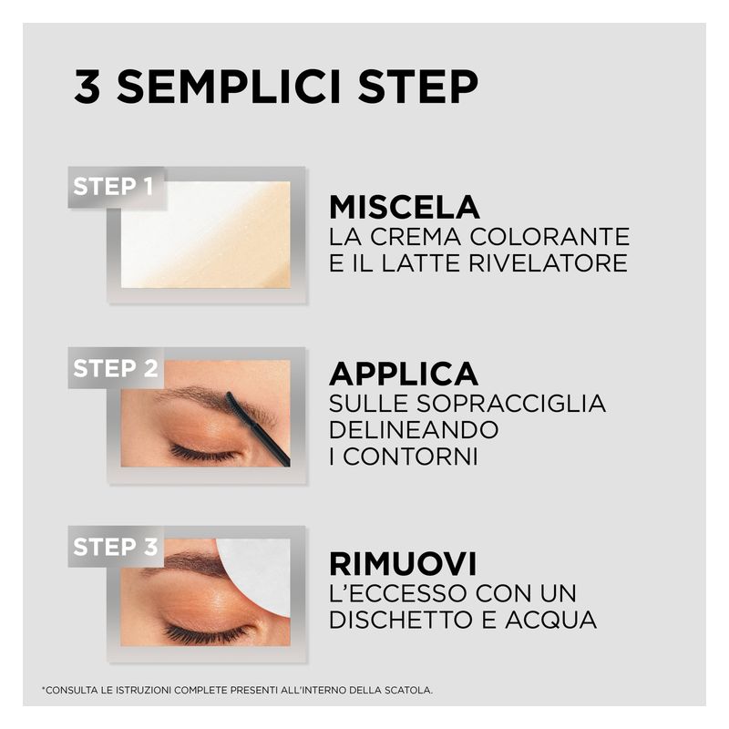 L'Oréal BROW COLOR - COLORAZIONE SEMIPERMANENTE PER SOPRACCIGLIA 