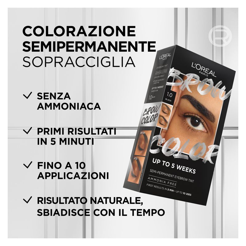 L'Oréal BROW COLOR - COLORAZIONE SEMIPERMANENTE PER SOPRACCIGLIA 