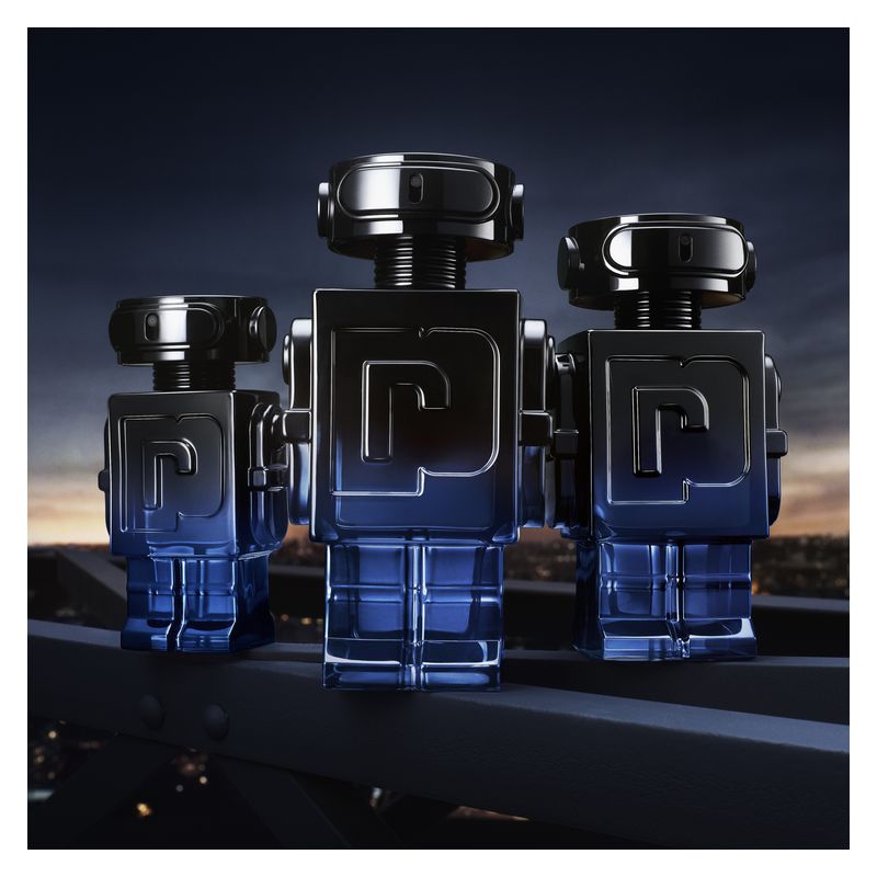 Rabanne Phantom Intense, Eau de Parfum Uomo, 150 ml Spray, Profumo maschile Ambrato Fougère con note di Lavanda, Vaniglia e Fiori d'Arancio Rabanne Phantom Intense, Eau de Parfum Uomo, 150 ml Spray, Profumo maschile Ambrato Fougère con note di Lavanda, Vaniglia e Fiori d'Arancio