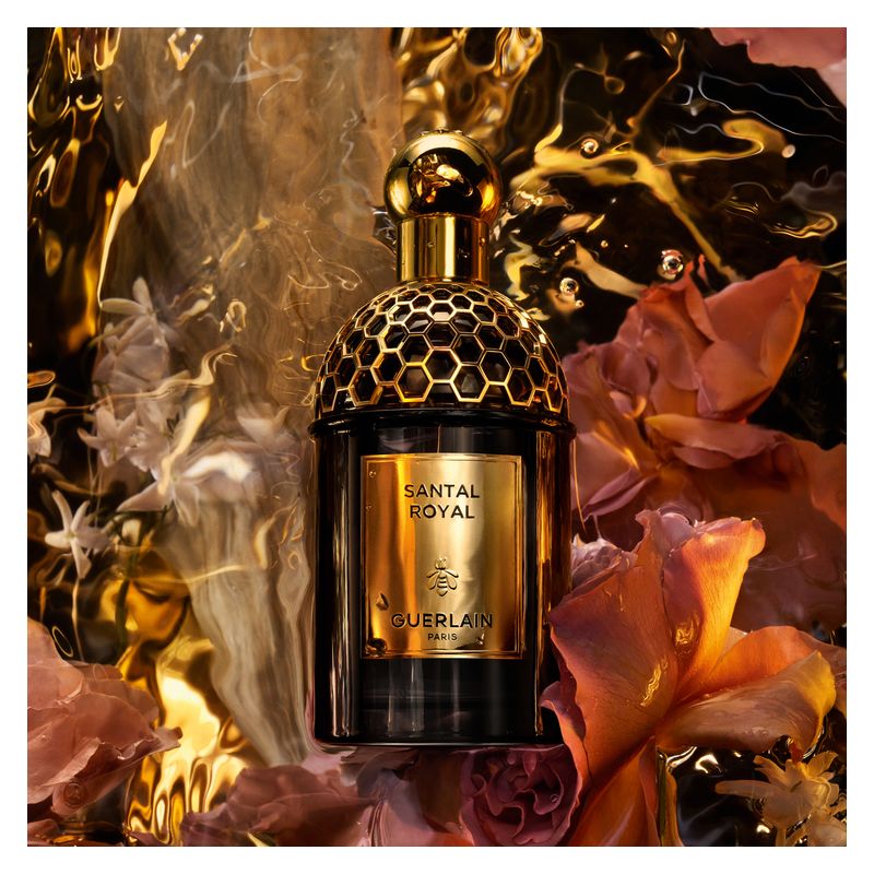 Guerlain Les Absolus D'Orient Santal Royal, Eau de Parfum Unisex, 125 ml Spray, Profumo legnoso ambrato con note di sandalo, cuoio e oud Guerlain Les Absolus D'Orient Santal Royal, Eau de Parfum Unisex, 125 ml Spray, Profumo legnoso ambrato con note di sandalo, cuoio e oud