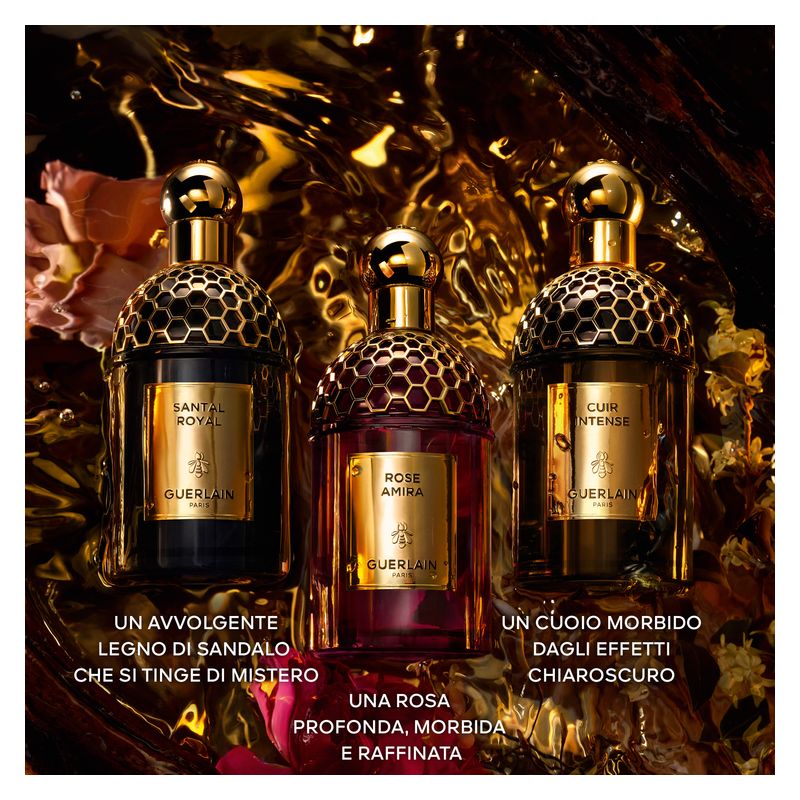 Guerlain Les Absolus D'Orient Santal Royal, Eau de Parfum Unisex, 125 ml Spray, Profumo legnoso ambrato con note di sandalo, cuoio e oud Guerlain Les Absolus D'Orient Santal Royal, Eau de Parfum Unisex, 125 ml Spray, Profumo legnoso ambrato con note di sandalo, cuoio e oud
